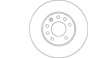 Tarcze Hamulcowe 2szt Opel Vectra C 02-08 1.6-2.2d