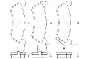 Klocki Hamulcowe Mercedes Tył W163 Ml Bosch