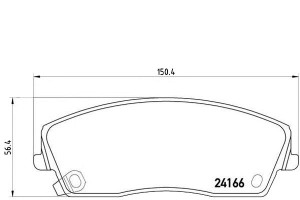 Klocki Hamulcowe Chrysler 300c 04- Brembo