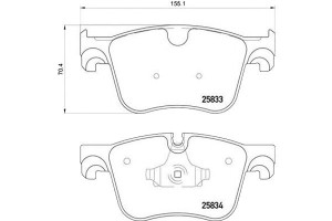 Klocki Hamulcowe Citroen C4 Picasso Ii 13- Przód B