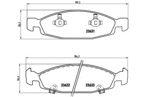 Klocki Hamulcowe Jeep Grand Cherokee Ii 99-03 Brem