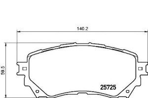 Klocki Hamulcowe Mazda 6 12- Przód Brembo