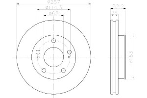 Tarcze Hamulcowe Mintex 402069c100 40206y9502 Dsk6
