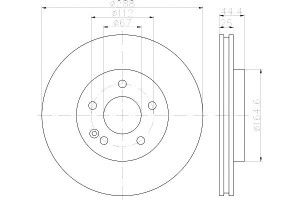 Tarcze Hamulcowe Mintex A1694210212 1694211112 A 1