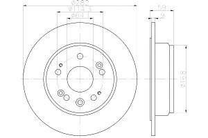 Tarcze Hamulcowe Mintex 42510smcn00 42510s9an00 42