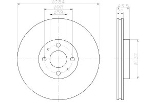 Tarcze Hamulcowe Mintex 46455892 82433918 46445004