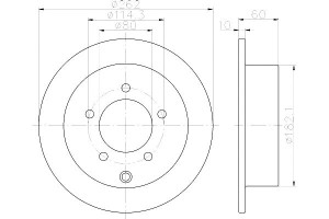 Tarcze Hamulcowe Mintex 4615a119 Mn116332 4615a194
