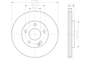 Tarcze Hamulcowe Mintex 4144210012 A Dsk2403 24012