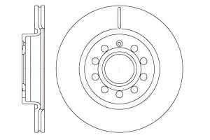 Tarcze Hamulcowe 2szt 280x22 V 5-otw Audi A3 Seat