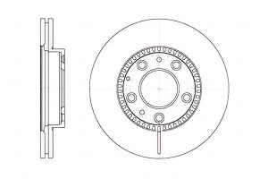 Tarcze Hamulcowe 2szt 274x24 V 5-otw Mazda 323 6 6