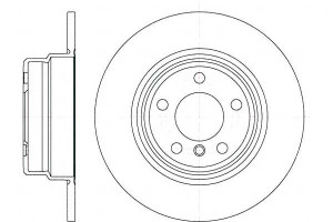 Tarcze Hamulcowe 2szt 324x12 P 5-otw Bmw X5 00> Ro