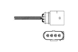 Sonda Lambda Vw Polo 1,4 16v 98- Delphi