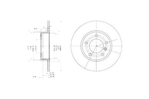 Tarcze Hamulcowe 2szt Bmw 3 (e36) Z3 (e36) 1.6-1.9