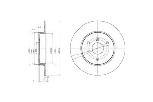 Tarcze Hamulcowe 2szt Smart Cabrio City-coupe Cros