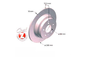 Tarcze Hamulcowe 2szt Volvo 850 94-96 S70 97-00 Ty