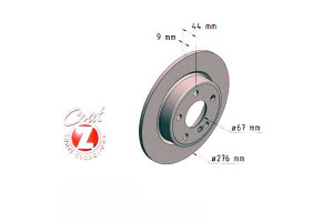Tarcze Hamulcowe 2szt Mercedes W246 B-klasa 11- Ty