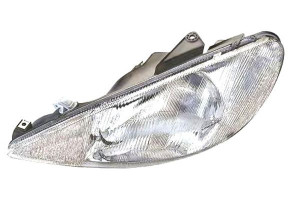 Reflektor Peugeot 206 H4 98- Pr Kierunkowskaz Biał