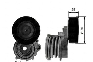Napinacz Paska Wielorowkowego Bmw 3 (e46) 5 (e39)