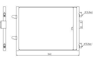 Skraplacz Klimatyzacji Renault Clio Ii 1.5d 06.01-