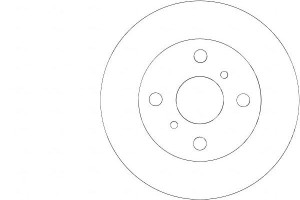 Tarcze Hamulcowe 2szt Toyota Paseo 95-98 A.b.s.