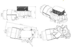 Chłodnica Oleju Citroen Berlingo 1,6d 05- Nrf