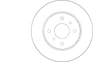 Tarcze Hamulcowe 2szt Nissan Primera 99-01 Tył A.b