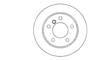 Tarcze Hamulcowe 2szt Bmw 3 E36 91-01 Tył A.b.s.