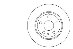 Tarcze Hamulcowe 2szt Volvo 850 94-96 S70 97-00 Ty