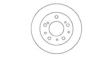 Tarcze Hamulcowe 2szt Fiat Ducato 81-94 A.b.s.