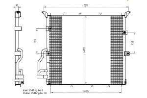 Skraplacz Klimatyzacji Bmw E36 Z3 Nrf