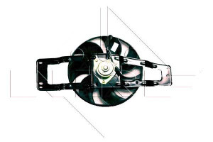 Wentylator Chłodnicy Renault Twingo 96-07 Nrf