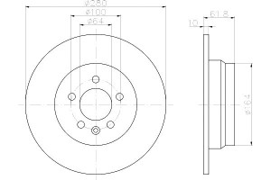 Tarcze Hamulcowe Mintex Gbd90847 Sdb101100 Dsk830