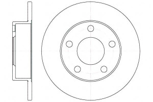 Tarcze Hamulcowe 2szt 245x10 P 5-otw Audi A4 Quatt