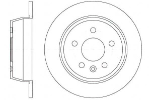 Tarcze Hamulcowe 2szt 280x10 P 5-otw Mercedes W638