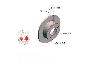 Tarcze Hamulcowe 2szt Audi A6 97-05 Tył Quattro Zi