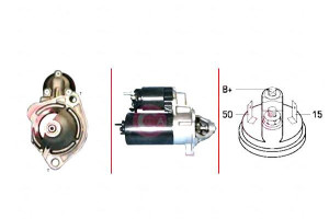 Rozrusznik 12v 1.1kw Casco