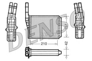 Nagrzewnica (210x157x42) Renault Espace Iv 1.9d-3.
