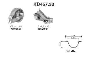 Zestaw Paska Rozrządu Audi A3 A4 A6 Tt Seat Alhamb