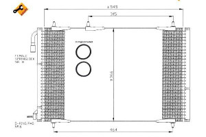 Skraplacz Klimatyzacji Peugeot 206 Cc Sw 98- Nrf