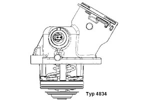 Termostat Mercedes 100c W203 Wahler