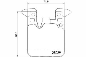 Klocki Hamulcowe Bmw Tył 1 2 3 4 11- Textar