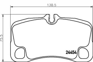 Klocki Hamulcowe Porsche 911 3.6/3.8 03.06-12.12 T