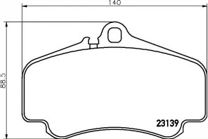 Klocki Hamulcowe Porsche Przód 911 (997) 04- Texta