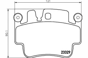 Klocki Hamulcowe Porsche Przód Tył 911 (966) 97- T