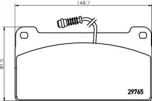 Klocki Hamulcowe Teves Mercedes Unimog Om353.958-o