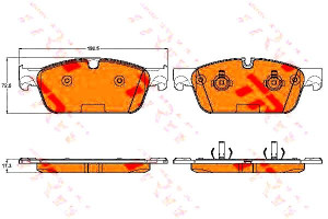 Klocki Hamulcowe Mercedes Przód W166 C292 X166 2,2
