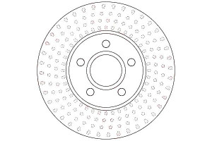 Tarcze Hamulcowe 2szt Volvo Przód V40 1,6-2,5 12-