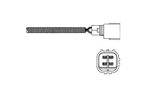 Sonda Lambda Toyota Avenis 1,6 97-00 Delphi