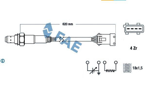 Sonda Lambda Citroen Saxo Xantia Xsara Peugeot 106