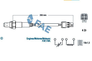 Sonda Lambda Renault Espace Iii Laguna I Megane I